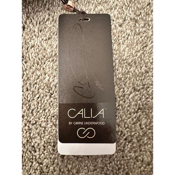 NWT Calia by Carrie Underwood Stretch Anywhere Cuffed Shorts Black Navy Small - Picture 5 of 7